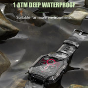 C20Plus 1.81-inch Wellness Tracking Water-resistant Bluetooth Call Smart Watch, Color: Camouflage Green