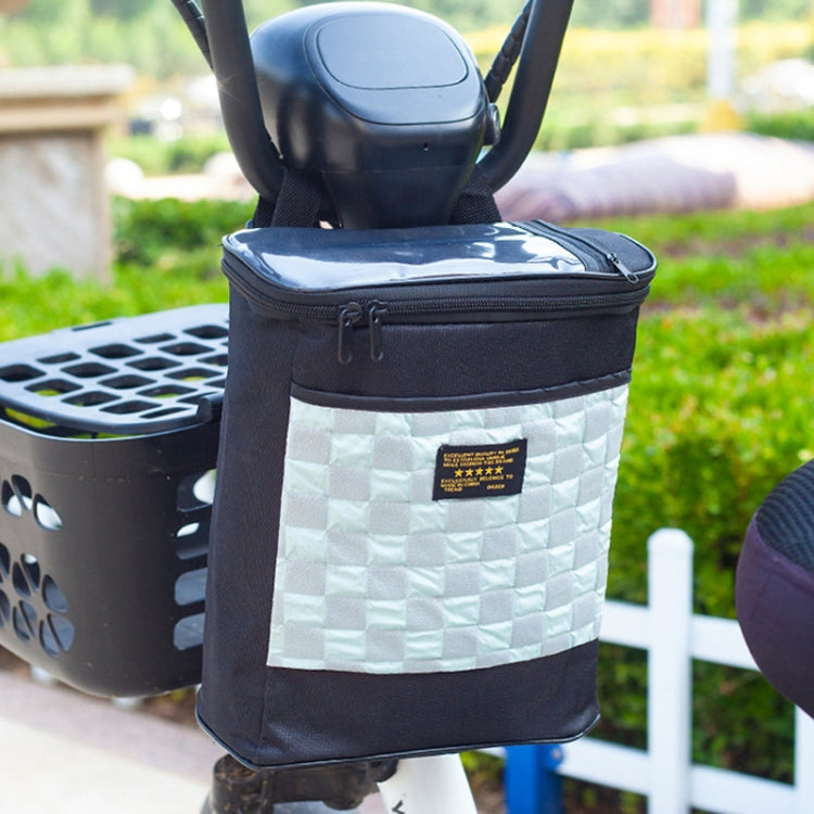 Electric Bike Riding Hanging Bag Large Capacity Waterproof Bicycle Front Hanging Bag(Blue) - Bicycle Bags by PMC TechLife | Online Shopping South Africa | PMC TechLife | Buy Now Pay Later Mobicred