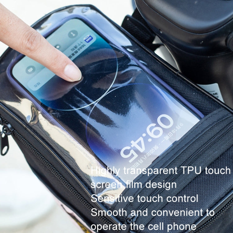 Electric Bike Riding Hanging Bag Large Capacity Waterproof Bicycle Front Hanging Bag(Blue) - Bicycle Bags by PMC TechLife | Online Shopping South Africa | PMC TechLife | Buy Now Pay Later Mobicred