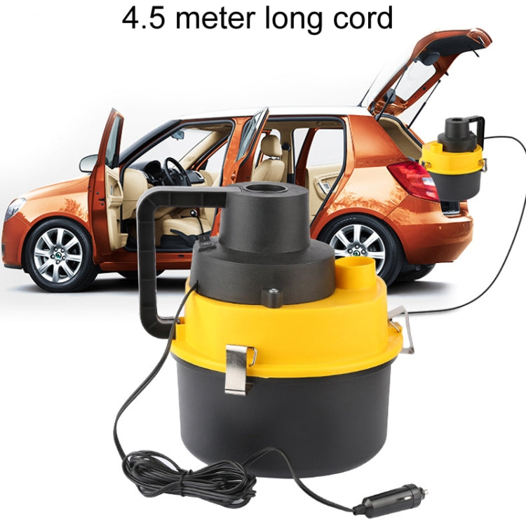 Vehicle Vacuum Cleaner For Wet And Dry Use Large Round Tub Car Cleaning Tool, Style: 12V Car Model - Vacuum Cleaner by PMC TechLife | Online Shopping South Africa | PMC TechLife | Buy Now Pay Later Mobicred