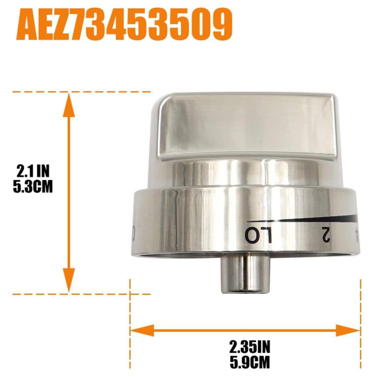 Oven Stove Knob Assembly For AEZ73453509/AEZ72909008(Silver) - Replacement Accessories by PMC Jewellery | Online Shopping South Africa | PMC Jewellery | Buy Now Pay Later Mobicred