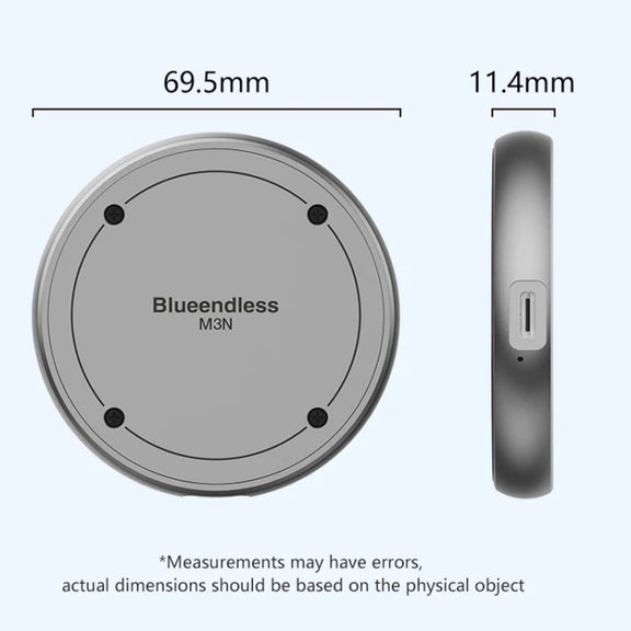 Blueendless M3N Magnetic M.2 2230 / 2242 NVMe SSD Enclosure 10Gbps Type-C USB3.1 SSD Case For Mobile Phone