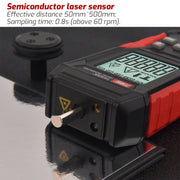 TASI TA500A Optical Measurement Laser Tachometer Digital Display Measuring Speed Meter