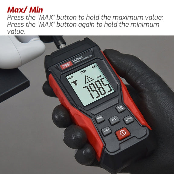 TASI TA500A Optical Measurement Laser Tachometer Digital Display Measuring Speed Meter