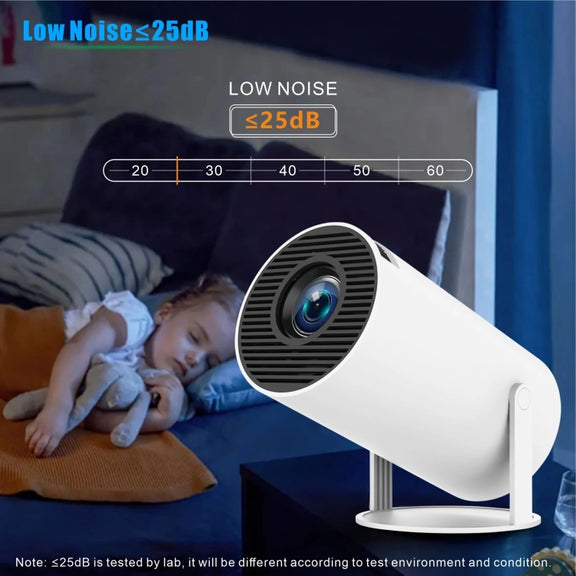 HY300 PRO Smart Projector Android 11.0 System 120 Lumen Portable Projector(US Plug)