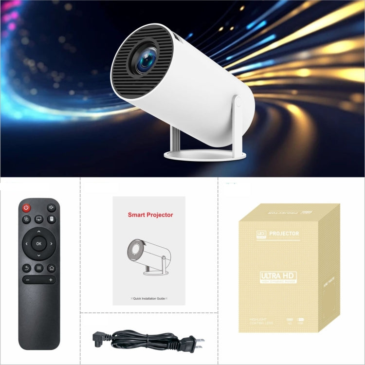 HY300 PRO Smart Projector Android 11.0 System 120 Lumen Portable Projector(US Plug) - Mini Projector by PMC TechLife | Online Shopping South Africa | PMC TechLife | Buy Now Pay Later Mobicred
