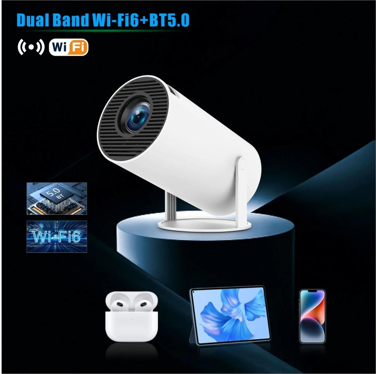 HY300 PRO Smart Projector Android 11.0 System 120 Lumen Portable Projector(US Plug) - Mini Projector by PMC TechLife | Online Shopping South Africa | PMC TechLife | Buy Now Pay Later Mobicred