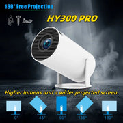 HY300 PRO Smart Projector Android 11.0 System 120 Lumen Portable Projector(AU Plug)