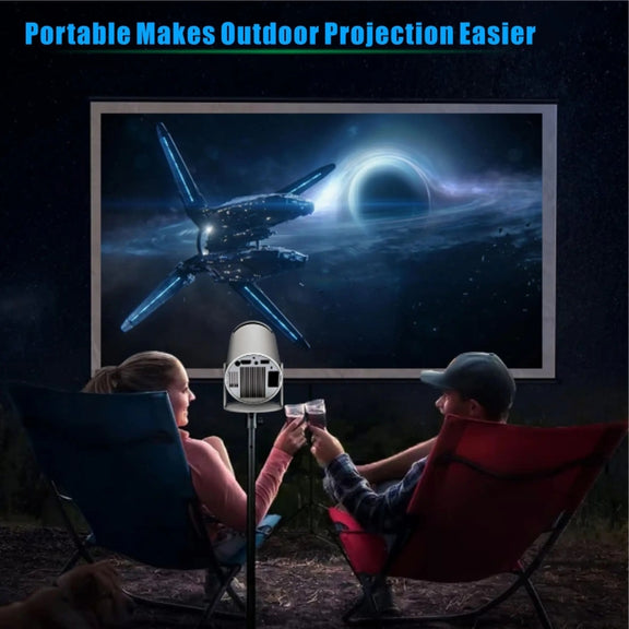 HY300 PRO Smart Projector Android 11.0 System 120 Lumen Portable Projector(US Plug)