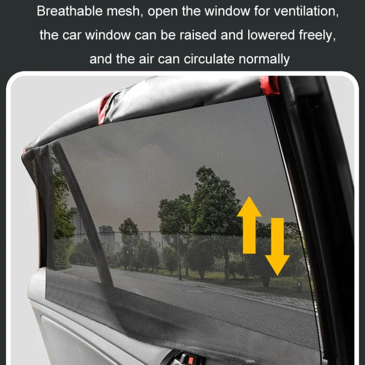 Car Magnetic Summer Sun Protection Insulating Privacy Curtain, Specification: Rear Window Square - Window Foils & Solar Protection by PMC TechLife | Online Shopping South Africa | PMC TechLife | Buy Now Pay Later Mobicred