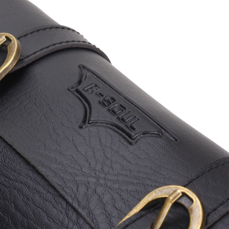 B-SOUL Bicycle Electric Scooter Riding Retro Front Head Bag(Black) - Bicycle Bags by B-SOUL | Online Shopping South Africa | PMC TechLife | Buy Now Pay Later Mobicred