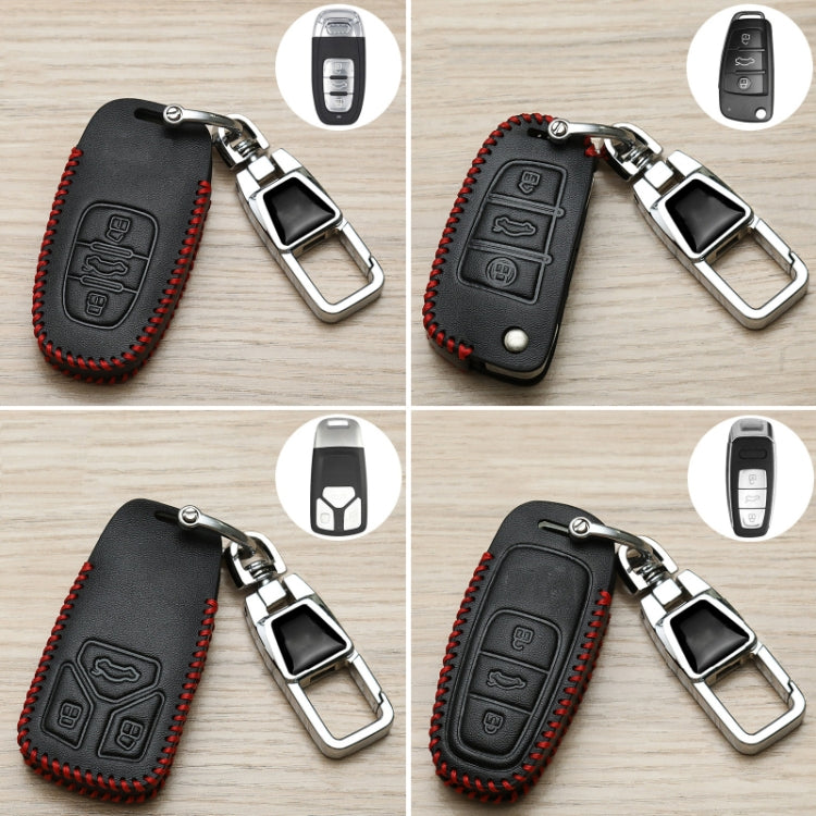 For Audi B Car Folding Key Cover Multifunctional Keychain Anti-lost Number Plate