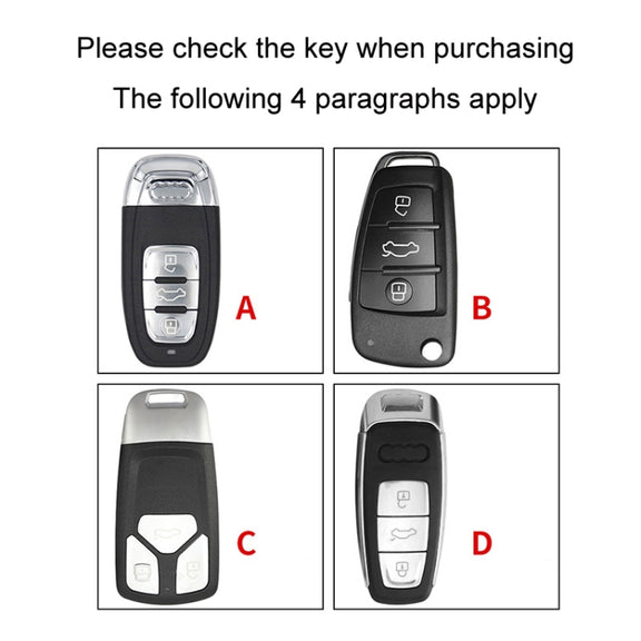 For Audi B Car Folding Key Cover Multifunctional Keychain Anti-lost Number Plate