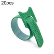 20pcs Nylon Fixed Packing Tying Strap Data Cable Storage Bundle, Model: 12 x 200mm Green - Cable Organizer by PMC TechLife | Online Shopping South Africa | PMC TechLife | Buy Now Pay Later Mobicred