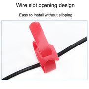 20pcs Nylon Fixed Packing Tying Strap Data Cable Storage Bundle, Model: 10 x 150mm Red