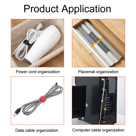 20pcs Nylon Fixed Packing Tying Strap Data Cable Storage Bundle, Model: 12 x 250mm Black