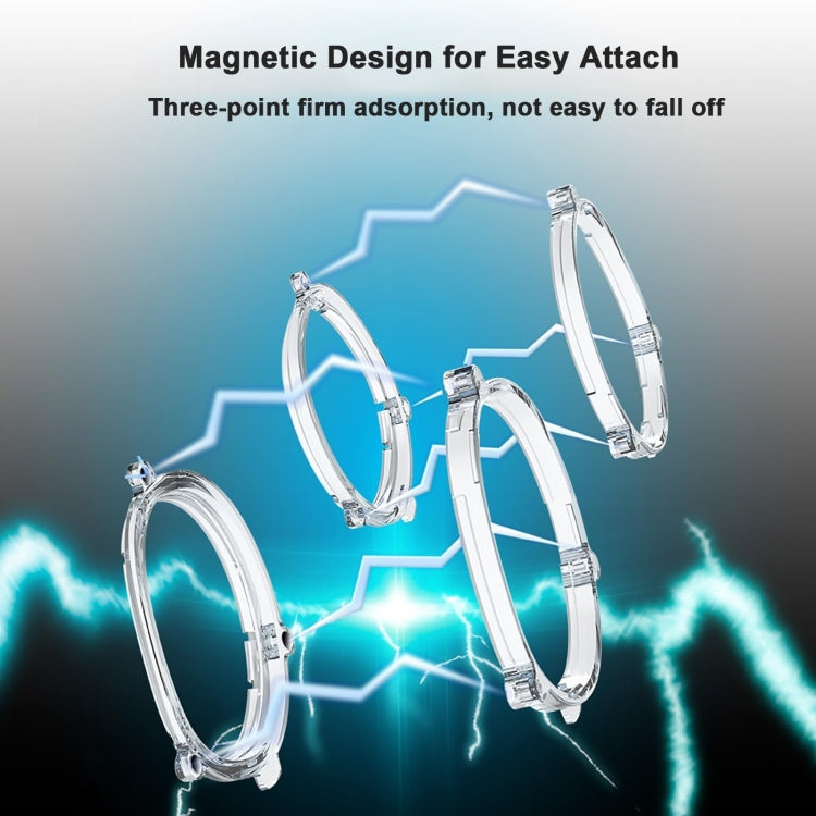 For Meta Quest 3 VR Magnetic Eyeglasses Frame, Spec: Anti Blue Light Lens+Frame Transparent - VR Accessories by PMC TechLife | Online Shopping South Africa | PMC TechLife | Buy Now Pay Later Mobicred