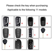 For Toyota Car Key Cover Multifunctional Keychain Anti-lost Number Plate, Style: A