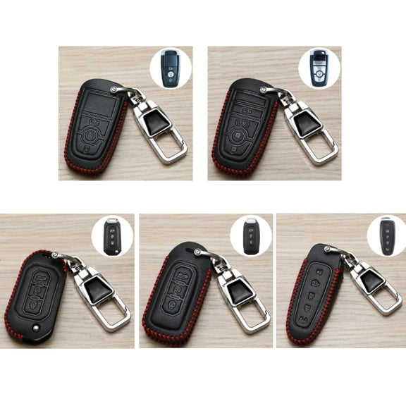 For Ford Car Key Cover Keychain Anti-lost Number Plate, Style: K