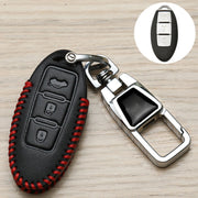 For Nissan Car Key Cover Keychain Anti-lost Number Plate, Style: B