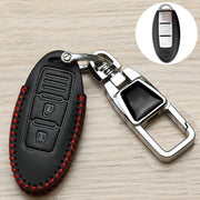 For Nissan Car Key Cover Keychain Anti-lost Number Plate, Style: D