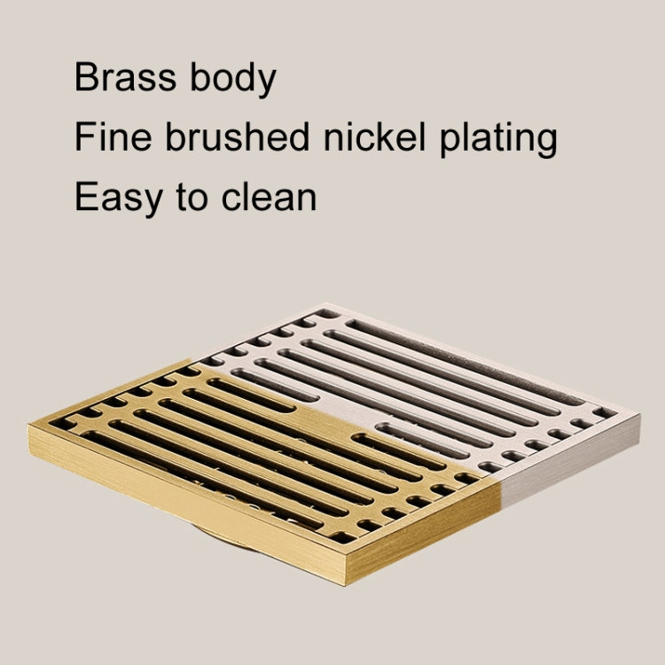 All Copper Brushed Anti-Odor Floor Drain Gravity Copper Core Bathroom Floor Drain, Specification: Sealed for Washing Machine - Drain Strainers by PMc TechLife | Online Shopping South Africa | PMc TechLife | Buy Now Pay Later Mobicred