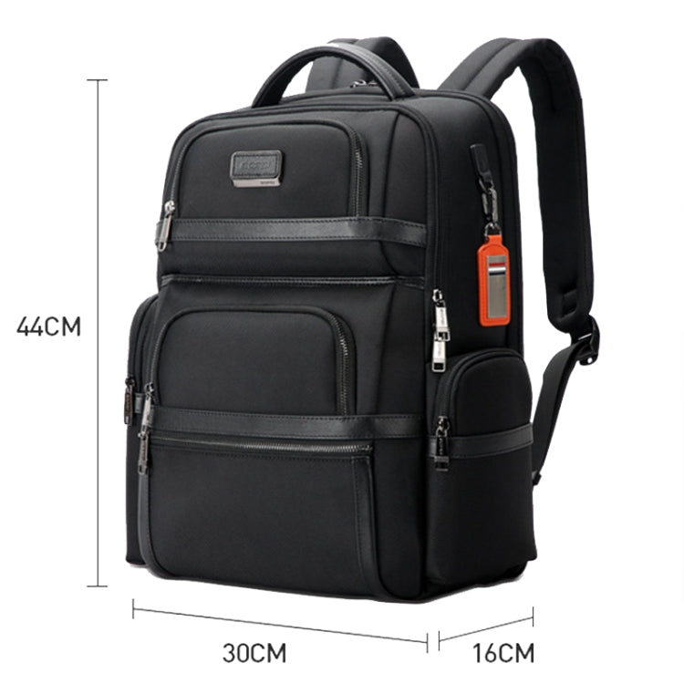 Bopai 61-121601 Large Capacity Water-resistant Business Laptop Backpack With USB+Type-C Port(Blue)