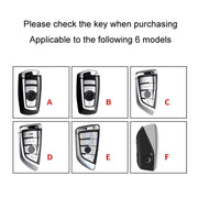 For BMW Car Key Cover Multifunctional Keychain Anti-Lost Number Plate, Style: C