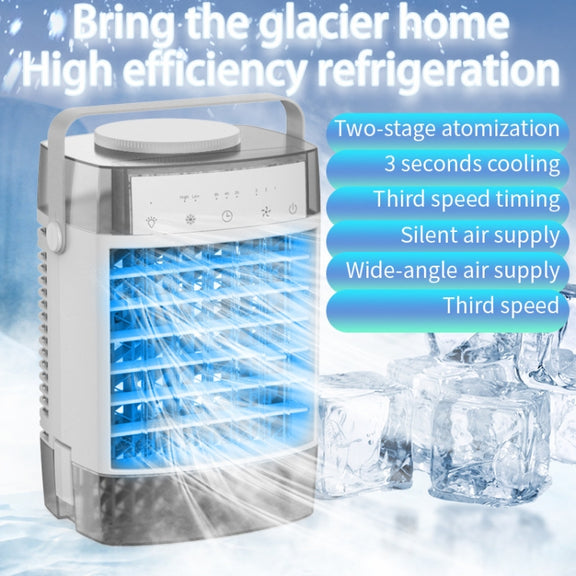 Air Conditioner Water Cooling Fan With Spray 3 Gear Wind 3 Speed Timing