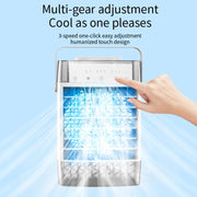 Air Conditioner Water Cooling Fan With Spray 3 Gear Wind 3 Speed Timing