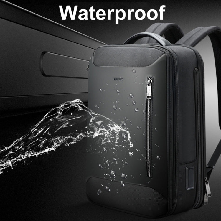 Bopai 61-19011 Large Capacity Waterproof Travel Laptop Backpack With USB+Type-C Port(Black) - free shipping - PMC Jewellery - Order now!