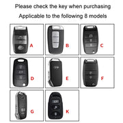For Kia Car Key Cover Multifunctional Keychain Anti-lost Number Plate, Style: C