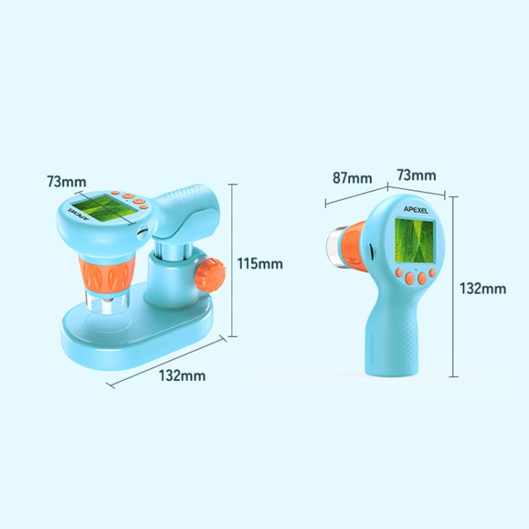 APEXEL MS201 800x 2.0-inch IPS Screen Kids Microscope Supports Taking Photos and Videos - free shipping - PMC TechLife - Order now!