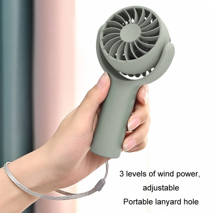 Mini Handheld Small Fan Rechargeable Mute Desktop Portable Fan(Khaki) - Electric Fans by PMC TechLife | Online Shopping South Africa | PMC TechLife | Buy Now Pay Later Mobicred