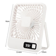 Home Desktop Wall Mounted Fan USB Portable Desktop Mini Fan(White)