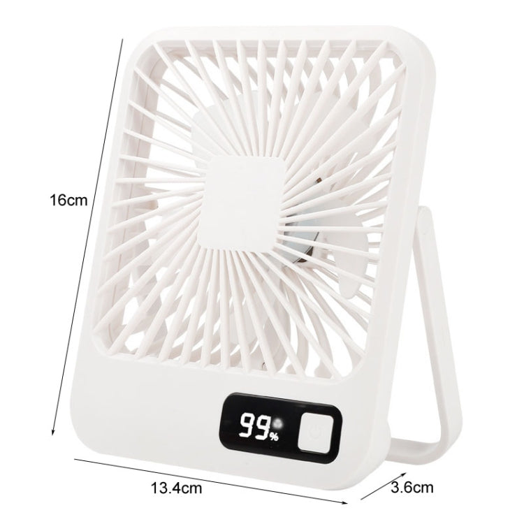 Home Desktop Wall Mounted Fan USB Portable Desktop Mini Fan(White)