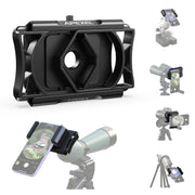 APEXEL F002X Universal Phone Adapter for Monoculars Binoculars Smartphone Holder Clip(Green)