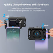APEXEL F002X Universal Phone Adapter for Monoculars Binoculars Smartphone Holder Clip(Green)