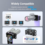 APEXEL F002X Universal Phone Adapter for Monoculars Binoculars Smartphone Holder Clip(Green)
