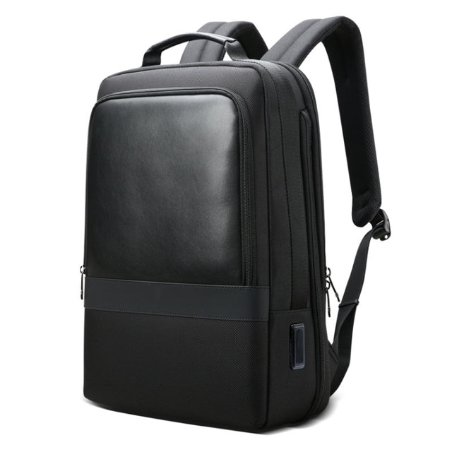 Bopai 61-26111 Large Capacity Business Commuter Laptop Backpack With USB+Type-C Port(Black)
