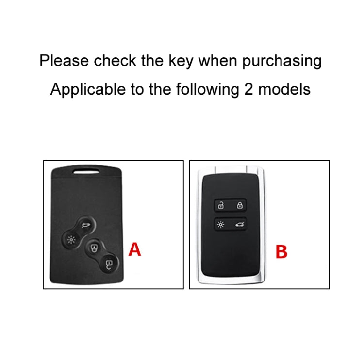 For Renault Car Key Cover Multifunctional Keychain Anti-lost Number Plate(A) - Car Key Cases by PMC TechLife | Online Shopping South Africa | PMC TechLife | Buy Now Pay Later Mobicred
