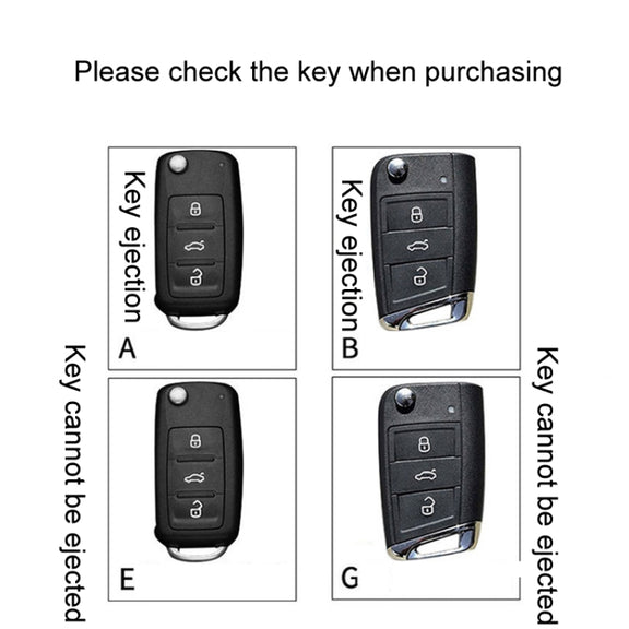 For Volkswagen Jetta Car Key Cover Multifunctional Keychain Anti-lost Number Plate(A)