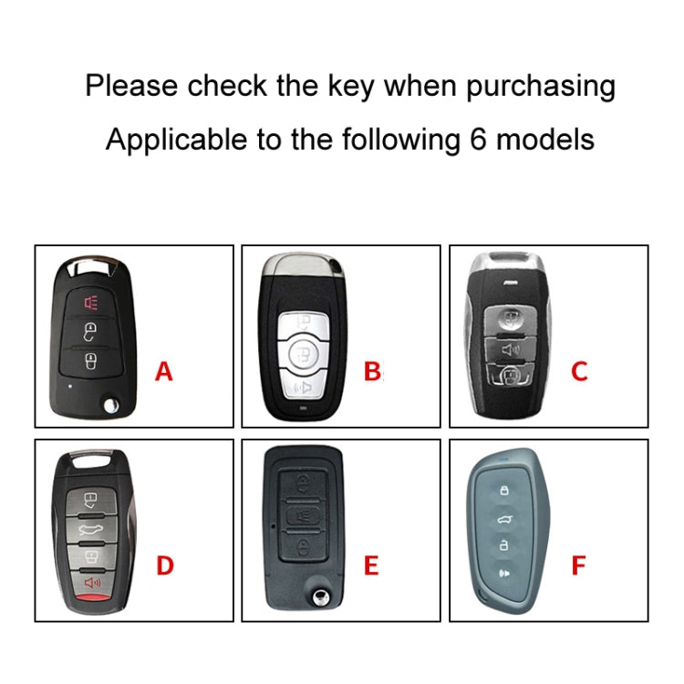 For Great Wall Haval Car Key Cover Multifunctional Keychain Anti-Lost Number Plate, Style: A