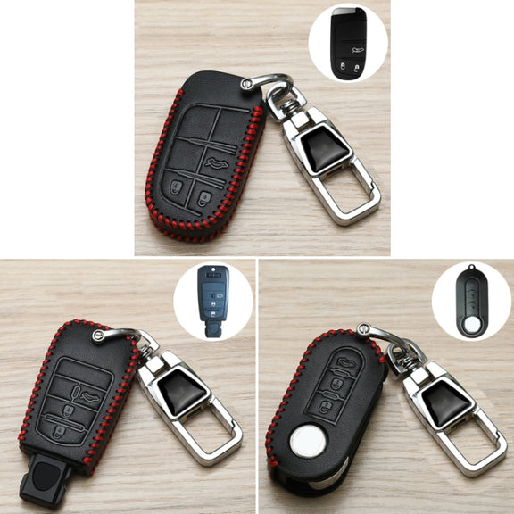 For Fiat Car Key Cover Multifunctional Keychain Anti-Lost Number Plate(B)