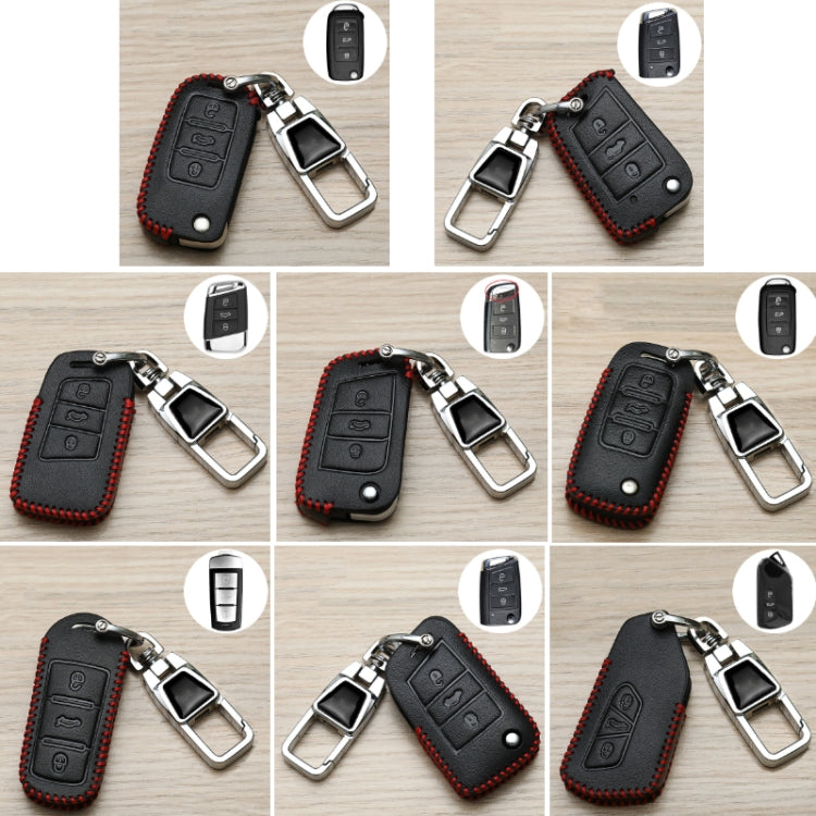 For Volkswagen Key Cover Multifunctional Keychain Anti-lost Number Plate, Style: F