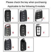For Volkswagen Key Cover Multifunctional Keychain Anti-lost Number Plate, Style: H
