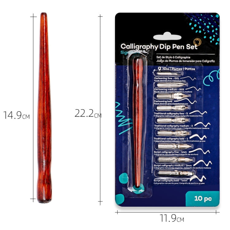 9 Calligraphy Nibs+ Dip Pen Set For Cartoon Sketching Art Drawing - Fountain Pens by PMc TechLife | Online Shopping South Africa | PMc TechLife | Buy Now Pay Later Mobicred