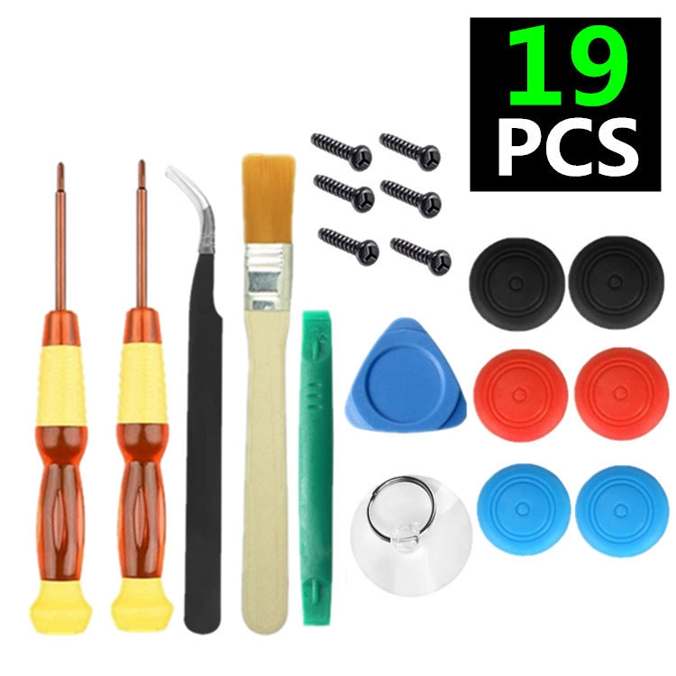 19 In 1 Kit For Nintendo Switch Joycon Joystick Thumb Stick Repair Tool - Switch Spare Parts by PMC TechLife | Online Shopping South Africa | PMC TechLife | Buy Now Pay Later Mobicred