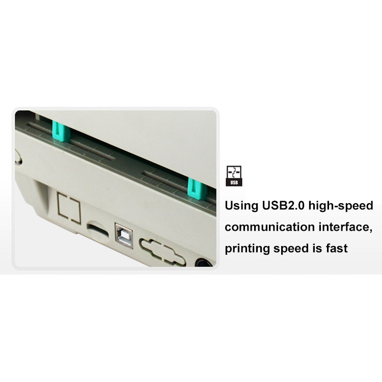 Xprinter XP-450B USB Port Supermarket Cashier Barcode Thermal Printer(UK Plug) - free shipping - PMC TechLife - Order now!