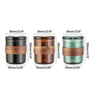 3 In 1 Pour Over Coffee Maker with Filter Cup for Camping Travel Office With Bag Brown